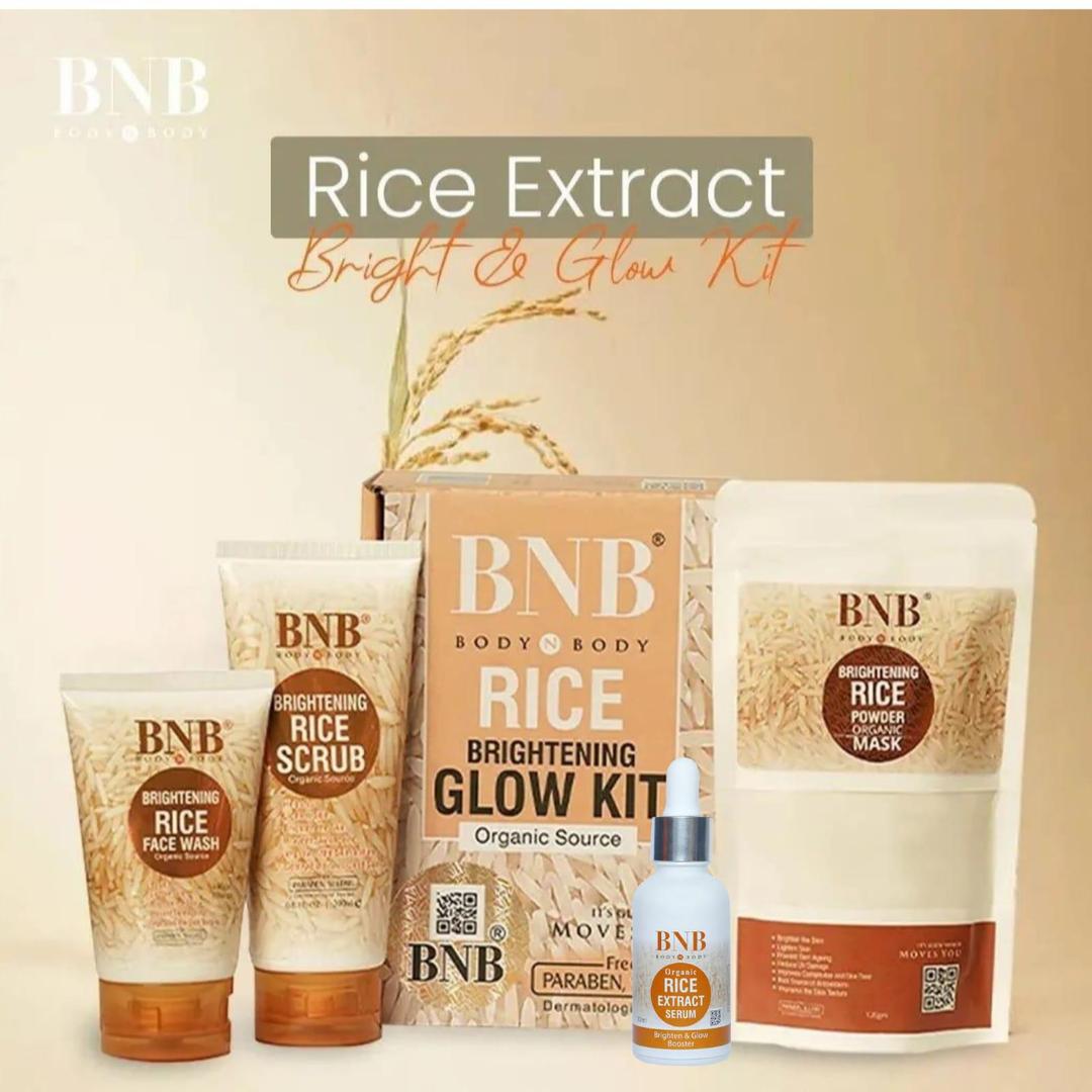 BNB Rice Extract Bright & Glow Kit